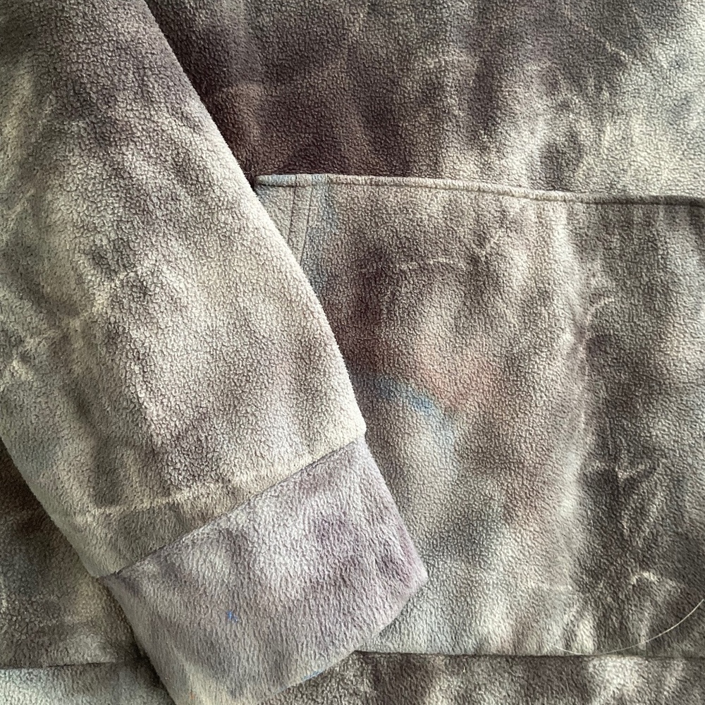 Boys cozy all fleece hoodie // Boys Large 10-12 - Picture 6 of 7